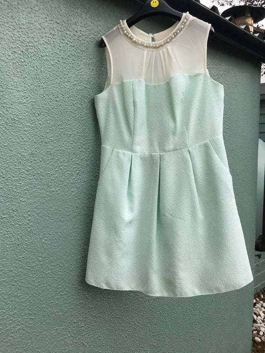Pearly Tea Dress with Pockets