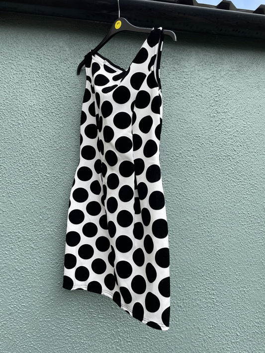 Black and White Polka Dot Dress