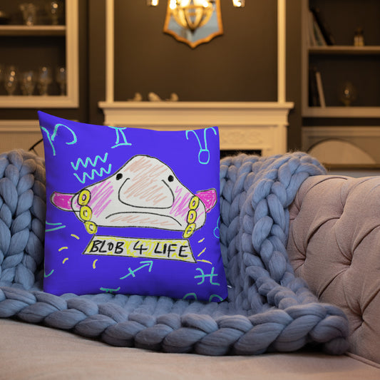 Blob 4 Life Blue - Cushions