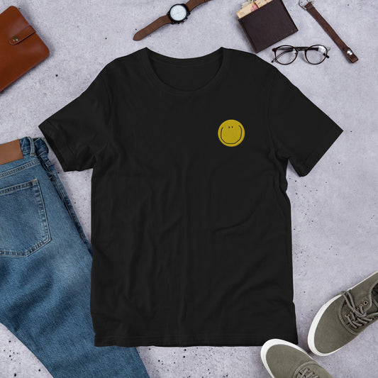 Embroidered Smiley T-Shirt