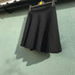 High-Waisted Soft Black Skirt