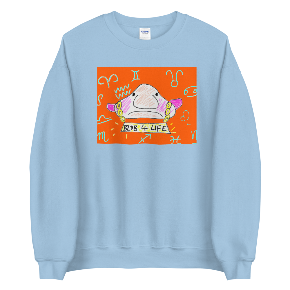 Blob 4 Life Orange - Blue Jumper